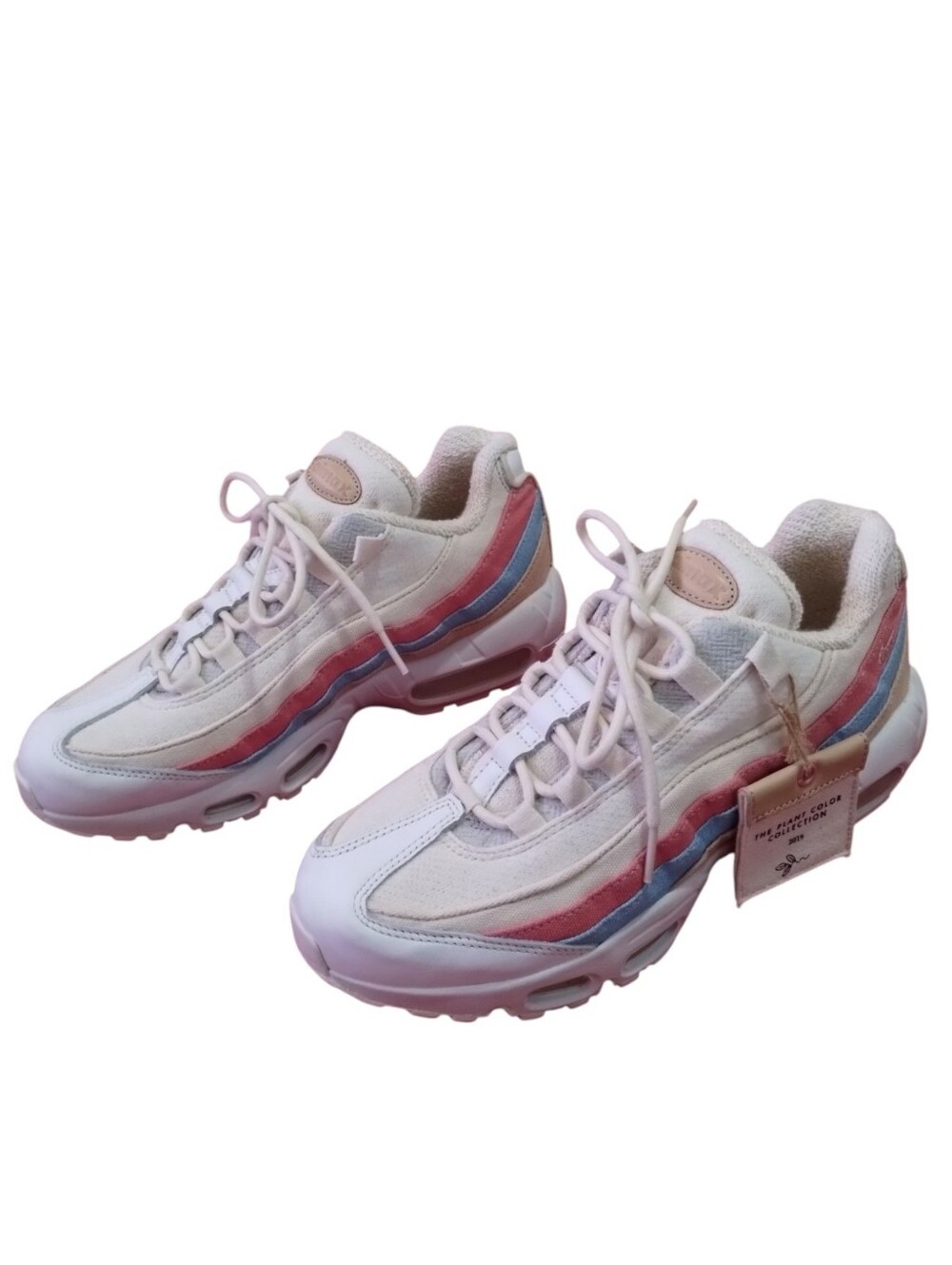 Nike Air Max 95 QS Plant Color Pack Crimson Tint Cream Women's 8 Lace Up - Picture 4 of 6
